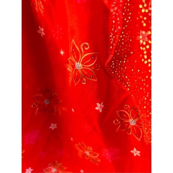 Disney princess red dress 2t little mermaid & friends rn#87652 bling - Picture 3 of 10